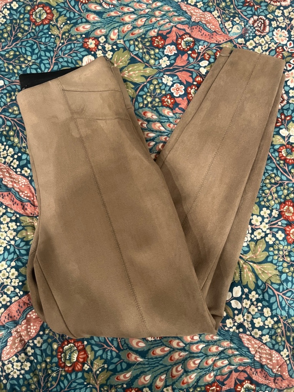 Zara Basic Leggings in Brown and Taupe
